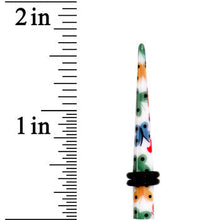 将图片加载到图库查看器，4G Multi Color Butterfly Acrylic Ear Taper
