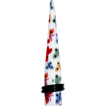 Load image into Gallery viewer, 0G Multi Color Butterfly Acrylic Ear Taper
