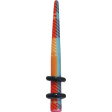 Load image into Gallery viewer, 6G Acrylic Plaid Taper Ear Plug
