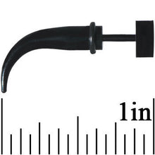 将图片加载到图库查看器，2G Black Star Fake Taper Ear Plug
