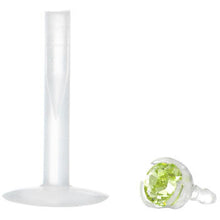 Load image into Gallery viewer, Bio-Flex 2mm Light Peridot Green Gem Push-In Labret Monroe Tragus
