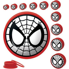 Load image into Gallery viewer, 0G Spiderman Screw Fit Plugs Set
