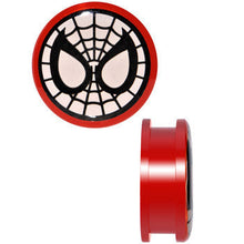 将图片加载到图库查看器，1 inch Spiderman Screw Fit Plugs Set
