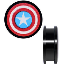 Load image into Gallery viewer, 1 inch Captain America Screw Fit Plugs Set
