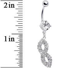 将图片加载到图库查看器，Crystalline Gem Masquerade Mask Belly Ring

