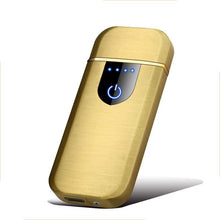Load image into Gallery viewer, Touch Electric lighters Plasma Lighters Dual arc Lighter USB lighters Flameless Rechargeable Lighter Windproof Lighter Electric lighters for Camping,Starter, Hunting, Backpacking, Hiking Gadget For Men
