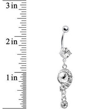 将图片加载到图库查看器，Crystalline Gem Breathtaking Drop Belly Ring

