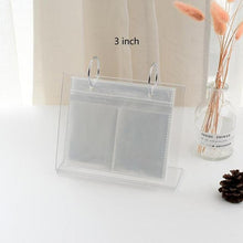 Load image into Gallery viewer, 3/5 inch Desktop Photo Album Acrylic Polaroid Instax loose leaf Photo Album Home Decoration Star Postcard Collect Photo Albums Birthday Gift Family Scrapbook Albums Family Anniversary Gift For Couple
