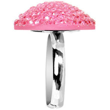 将图片加载到图库查看器，Light Pink Sparkler Round Adjustable Ring
