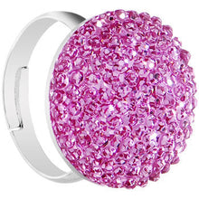 将图片加载到图库查看器，Purple Sparkler Round Adjustable Ring
