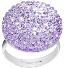将图片加载到图库查看器，Light Purple Sparkler Round Adjustable Ring
