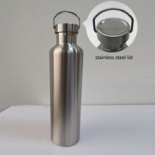 将图片加载到图库查看器，350/500/750/1000ml Double Wall Stainless Steel Water Bottle Thermos Bottle Keep Hot and Cold Insulated Vacuum Flask for Sport Stainless Steel Water Bottle Double Wall Vacuum Insulated Leak Proof Sports Bottle
