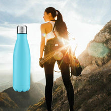 将图片加载到图库查看器，350/500/750/1000ml Double Wall Stainless Steel Water Bottle Thermos Bottle Keep Hot and Cold Insulated Vacuum Flask Sport  Stainless Steel Double Wall Insulated Water Bottle for Travel
