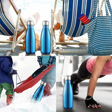 将图片加载到图库查看器，350/500/750/1000ml Double Wall Stainless Steel Water Bottle Thermos Bottle Keep Hot and Cold Insulated Vacuum Flask Sport  Stainless Steel Double Wall Insulated Water Bottle for Travel
