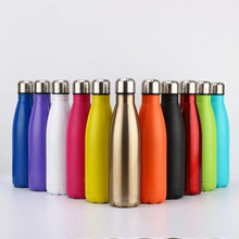 将图片加载到图库查看器，350/500/750/1000ml Double Wall Stainless Steel Water Bottle Thermos Bottle Keep Hot and Cold Insulated Vacuum Flask Sport  Stainless Steel Double Wall Insulated Water Bottle for Travel
