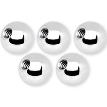 Load image into Gallery viewer, 14G 5mm Stainless Steel Replacement Ball Bonus Pack Set
