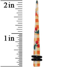 Load image into Gallery viewer, 4G Plaid Cherry Acrylic Taper
