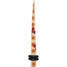Load image into Gallery viewer, 6G Plaid Cherry Acrylic Taper
