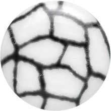 Load image into Gallery viewer, Snake Skin Glow in the Dark Saddle Plug 2G to 1 Inch
