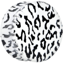 Load image into Gallery viewer, Leopard Print Glow in the Dark Saddle Plug 0G to 1 Inch
