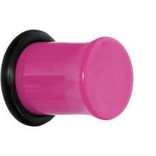 Load image into Gallery viewer, 0G Acrylic Neon Pink Plug
