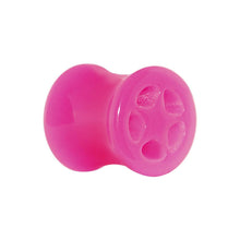 Load image into Gallery viewer, Acrylic Neon Pink Star Tunnel Plug 2G to 20mm
