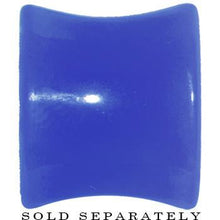 Load image into Gallery viewer, Acrylic Neon Blue Peace Sign Tunnel Plug 2G to 20mm
