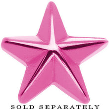 将图片加载到图库查看器，Pink Titanium Star Cheater Plug
