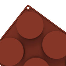 Load image into Gallery viewer, 3/6 Silicone Mold Round Circle Shape Fondant Cake Tools Ice Cube Moulds 3D Candy Jelly Making Mould Handmade Soap Molds Round Baking Silicone Mold Circle Chocolate Cake Pie Muffin Sandwiches Eggs Bakeware Kitchen Accessories
