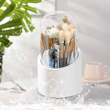 Load image into Gallery viewer, 360-Degree Rotating Dustproof Makeup Brush Organizer
