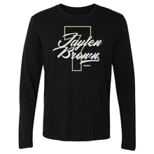 将图片加载到图库查看器，Jaylen Brown Boston Number Script WHT
