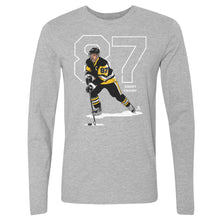 将图片加载到图库查看器，Sidney Crosby Outline W WHT
