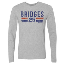 将图片加载到图库查看器，Mikal Bridges New York Knicks Font
