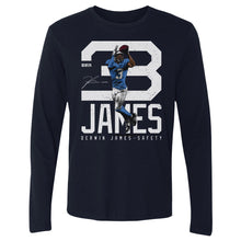 将图片加载到图库查看器，Derwin James Los Angeles C Bold Number WHT
