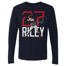 将图片加载到图库查看器，Austin Riley Atlanta Bold Number WHT
