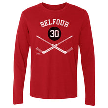 Load image into Gallery viewer, Ed Belfour Chicago 30 Goalie Sticks WHT
