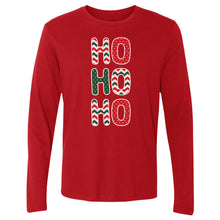 将图片加载到图库查看器，Christmas HO HO HO Stacked WHT
