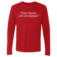 将图片加载到图库查看器，Christmas Dear Santa Let Me Explain WHT
