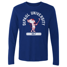 将图片加载到图库查看器，DePaul Blue Demons Mascot Golf WHT
