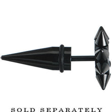 Load image into Gallery viewer, 0G Scorpion Spiked Logo Fake Taper Ear Plug
