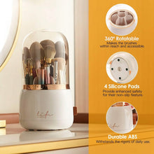 Load image into Gallery viewer, 360¬∞ Rotating Makeup Brush Holder with Lid Makeup Organizer
