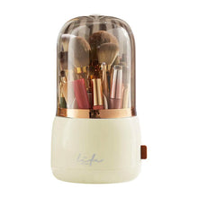 Load image into Gallery viewer, 360¬∞ Rotating Makeup Brush Holder with Lid Makeup Organizer
