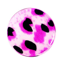 将图片加载到图库查看器，1/2 Pink Leopard Acrylic Saddle Plug
