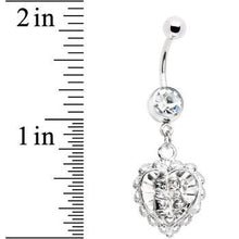 Load image into Gallery viewer, Romantic Couples Heart Belly Ring
