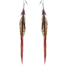 Load image into Gallery viewer, Natural Beauty Feather Earrings
