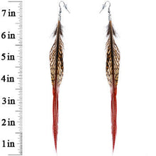 Load image into Gallery viewer, Natural Beauty Feather Earrings
