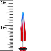 Load image into Gallery viewer, Patriotic Star Fake Taper Ear Plug
