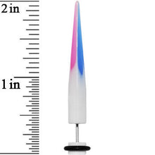Load image into Gallery viewer, Patriotic Peace Sign Fake Taper Ear Plug
