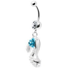 Load image into Gallery viewer, Faux Pearl Stiletto Shoe Belly Ring

