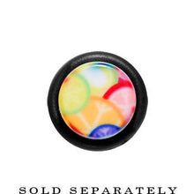 Load image into Gallery viewer, 0G Groovy Retro Flower Acrylic Taper
